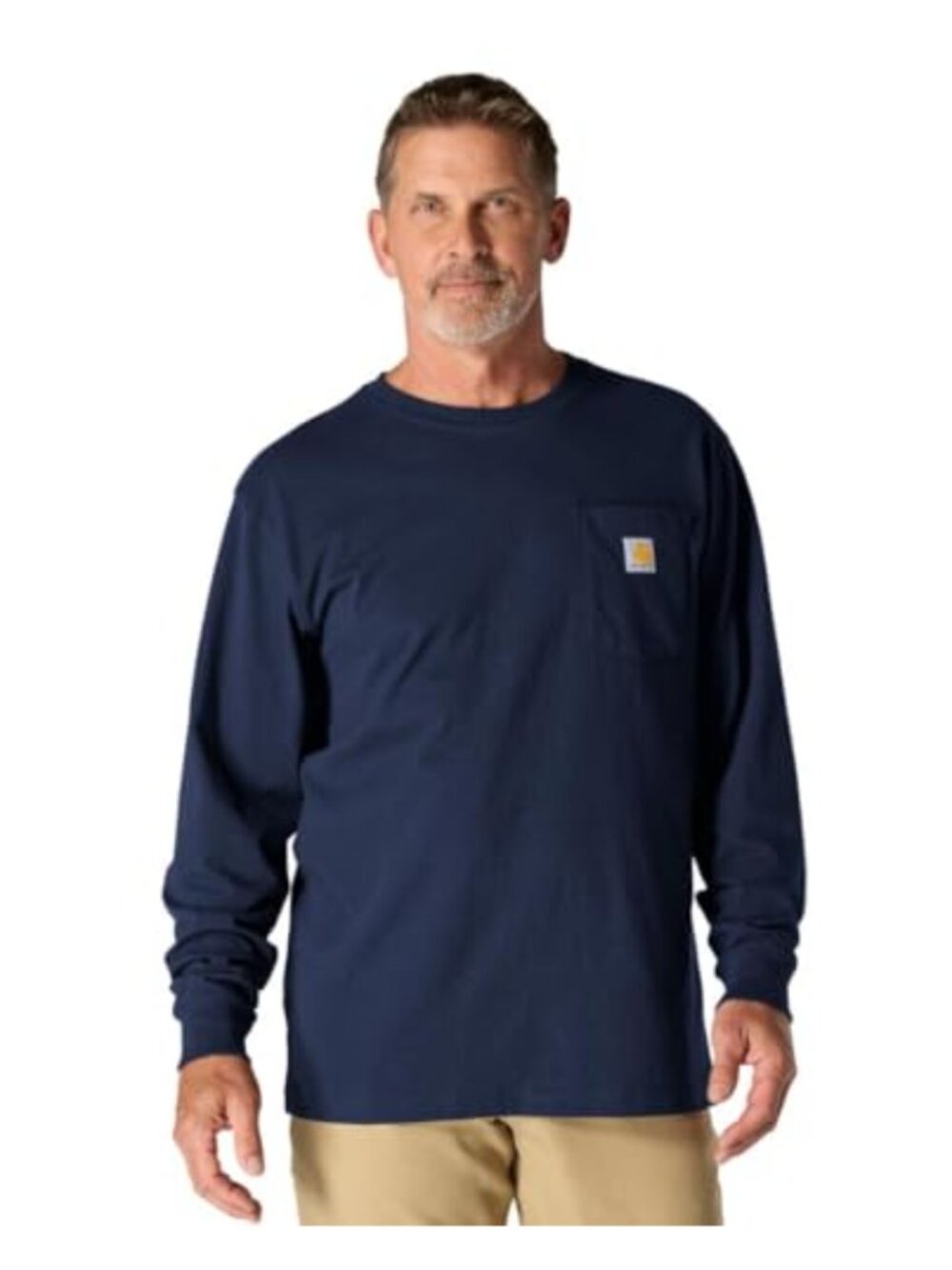 Carhartt K126 Workwear Jersey Pocket Long-Sleeve T-Shirt Loose Fit